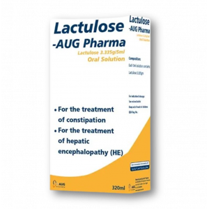 LACTULOSE AUG PHARMA 3.35 GM / 5 ML ( LACTULOSE ) ORAL SOLUTION 320 ML